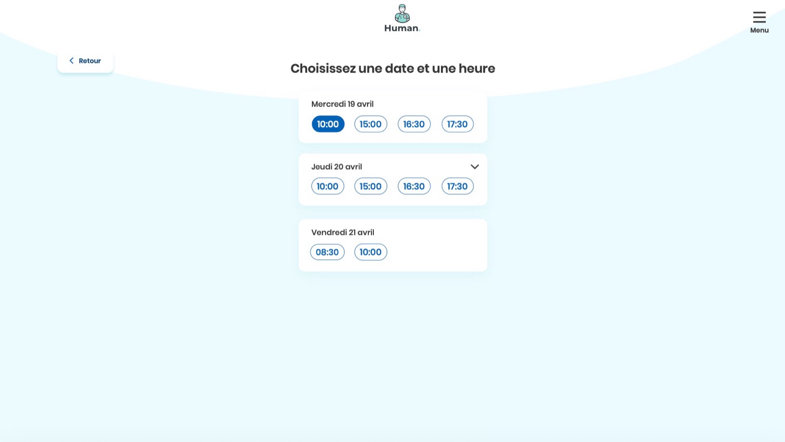Human, écran desktop