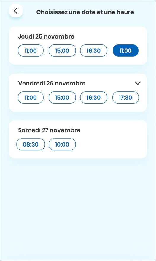 Human, écran mobile