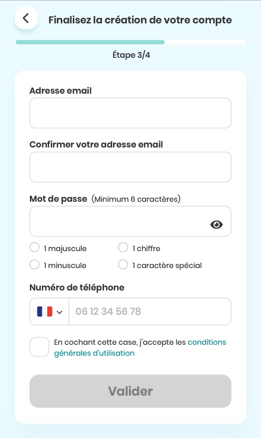 Human, écran mobile