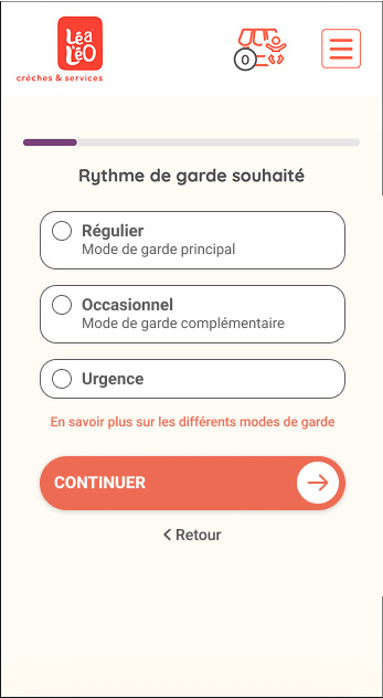 Léa & Léo, écran mobile