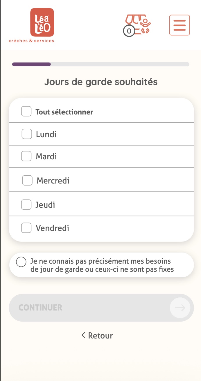 Léa & Léo, écran mobile