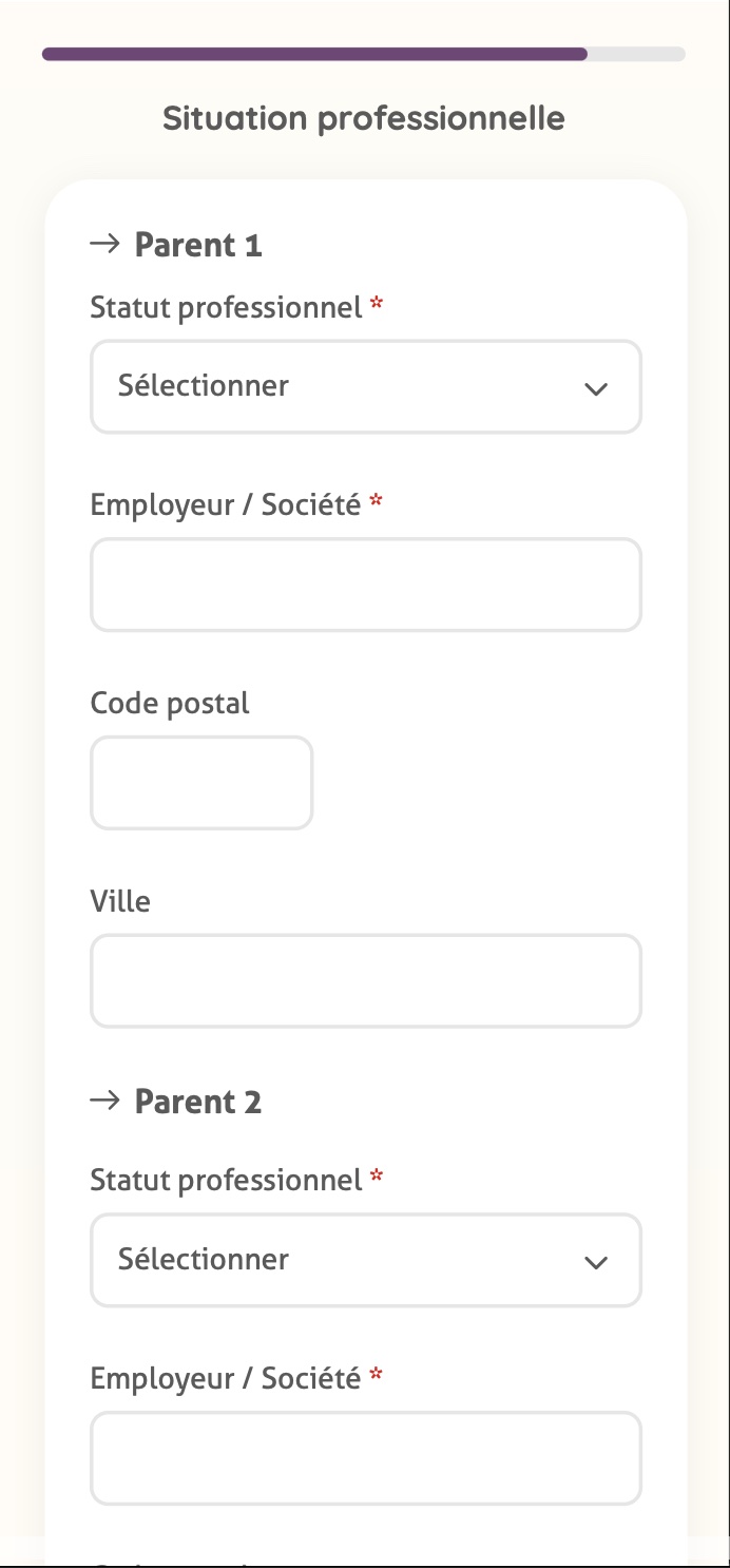 Léa & Léo, écran mobile