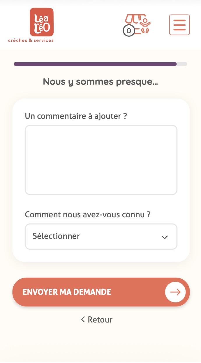 Léa & Léo, écran mobile
