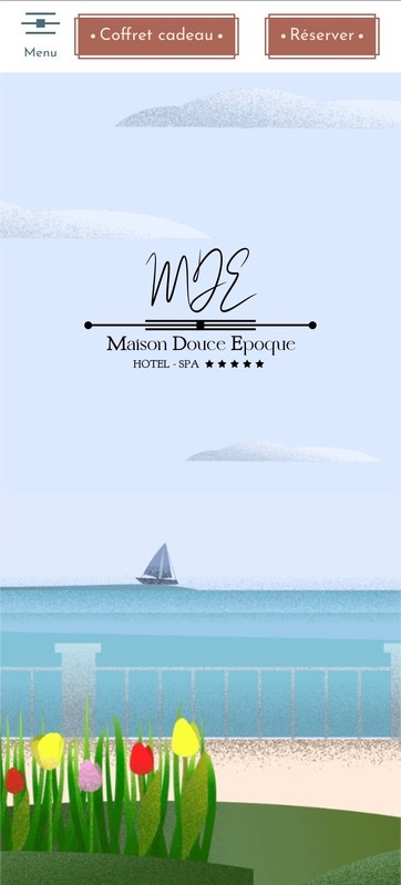 Maison Douce Époque, écran mobile