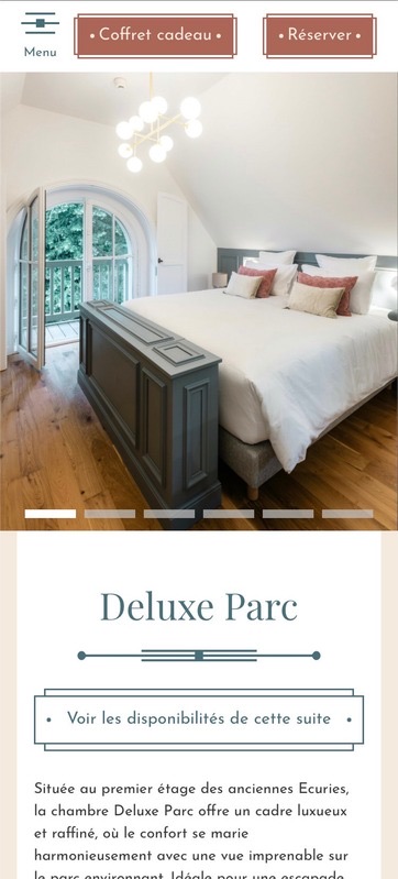 Maison Douce Époque, écran mobile