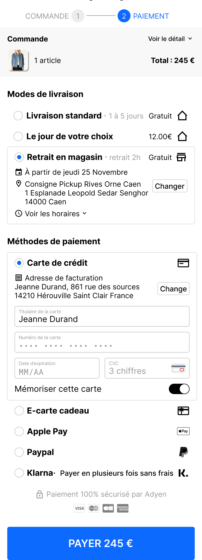 Qomit, avant, écran mobile